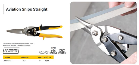 10" AVIATION SNIPS GERADE