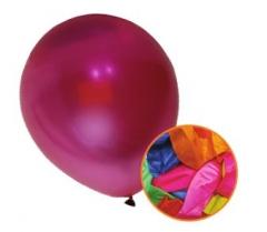 10 Pack Party Birthday Celebration Assorted Colour Metallic Balloons