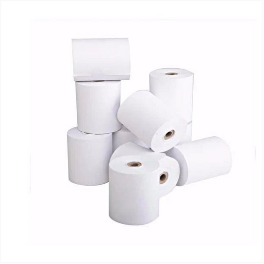 10 Pc White Cash Register Receipt Paper Roll