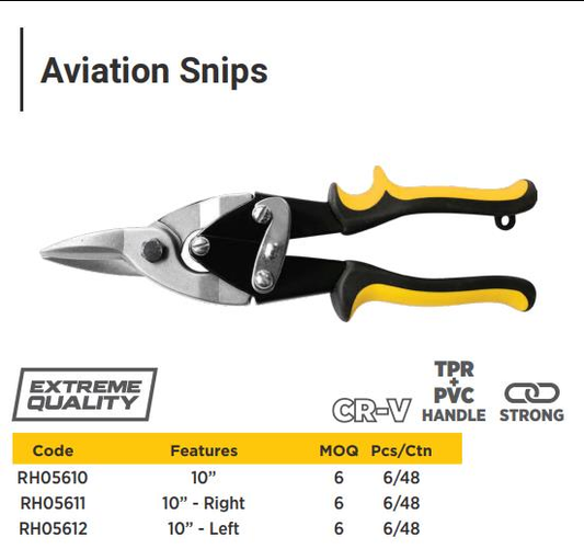 10'' AVIATION SNIPS RIGHT