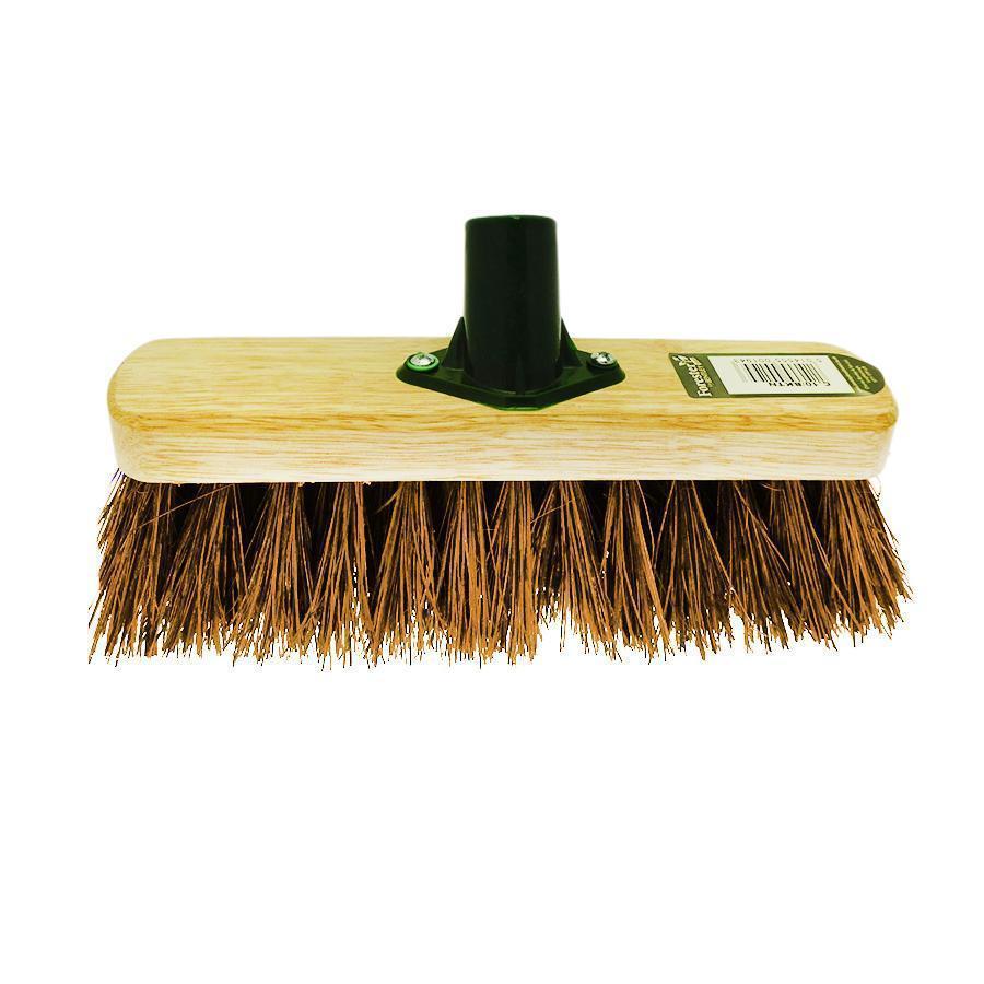 10'' Stiff Coco Brass Broom Head