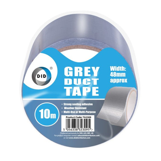 10m x 48mm Grey Duct Tape