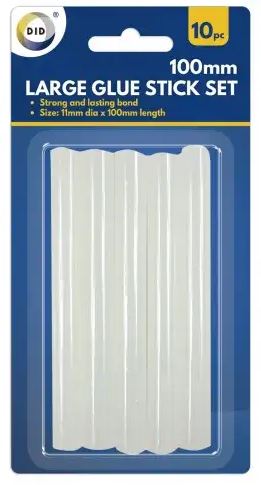 10pc 100mm Large Glue Stick Set