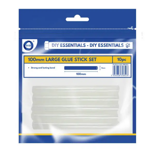10pc 100mm Large Glue Stick Set