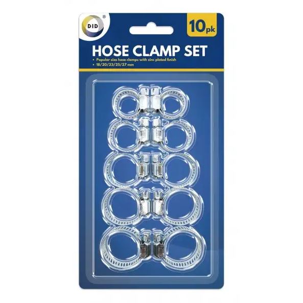 10pc Hose Clamp Set