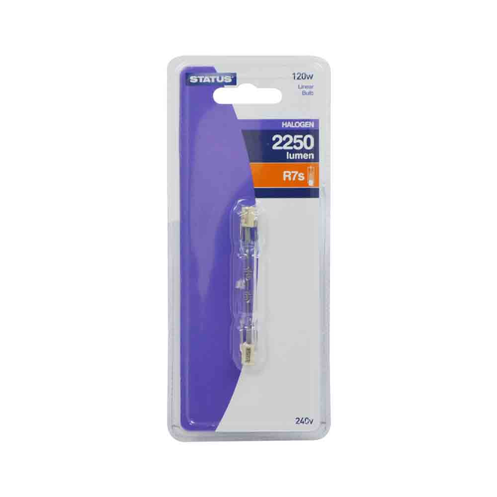 120w - 78mm Linear - R7 - Halogen - 1 pk - in a Clam Shell