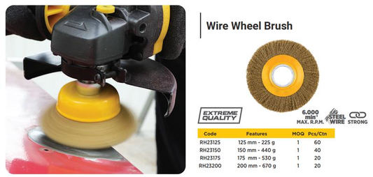 125mm,225g WHEEL BRUSH