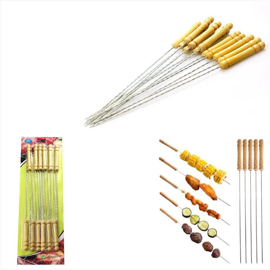 12 Pack BBQ Skewers Indoor/Outdoor Use