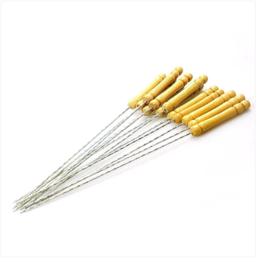 12 Pack BBQ Skewers Indoor/Outdoor Use