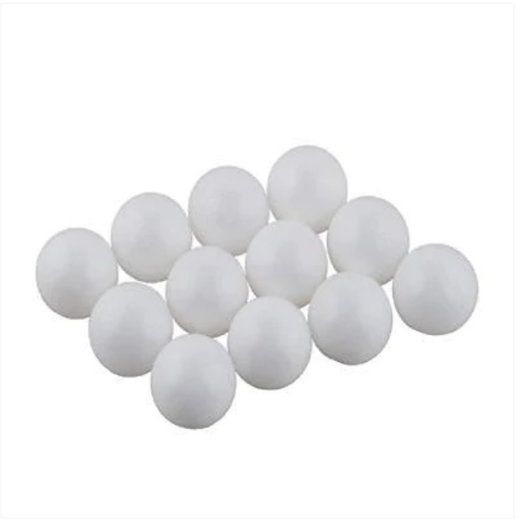 12 Pack White Plastic Table Tennis Balls Indoor Outdoor 3.5cm