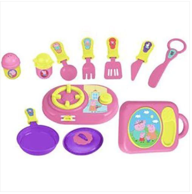 12 Pc Childrens Peppa Pig DINNER SET with HOB