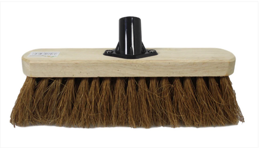 12'' Soft Coco Broom Head Universal Home Garden Use Broom Head
