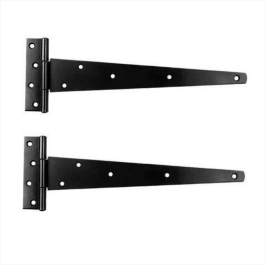 14'' Tee Hinges Black Plastic Header Diy