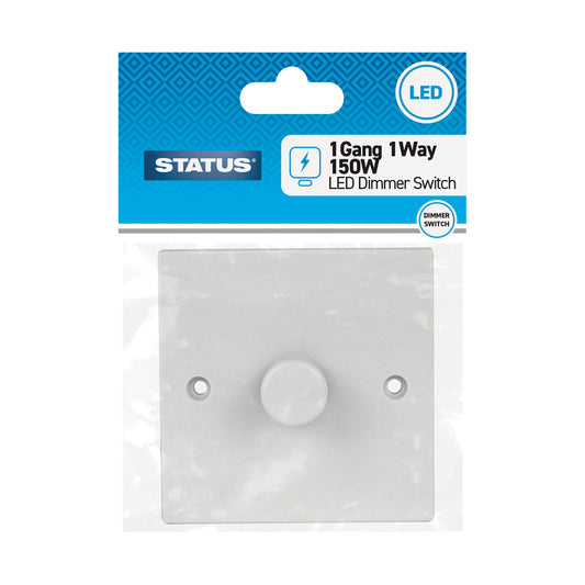 150w - 1 way - Dimmer Switch - White - 1 pk - in Poly Bag / Header Card