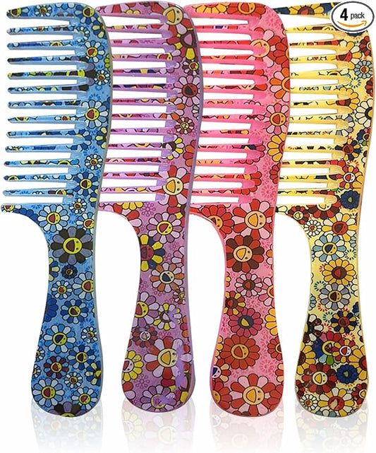 Hair Comb Set Detangling Comb Pack Of 4