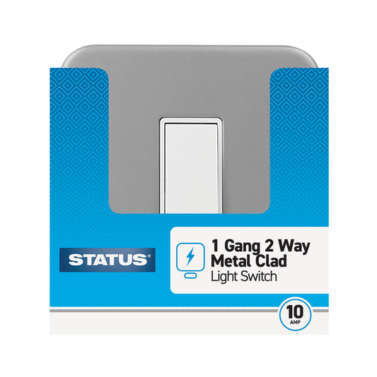 1 gang - 2 way - Metal Clad - Light Switch - 1 pk - in CDU