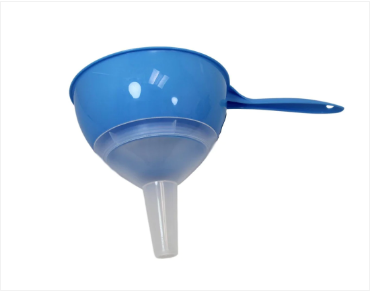 2-in-1 Plastic Sieve and Funnel 15 cm Assorted Colours