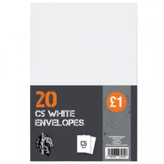 20 C5 White Envelopes