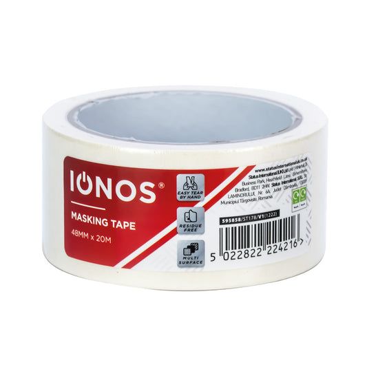 20 Mtr - Ionos - Masking Tape - 48mm - 1 pk - Shrink Wrapped