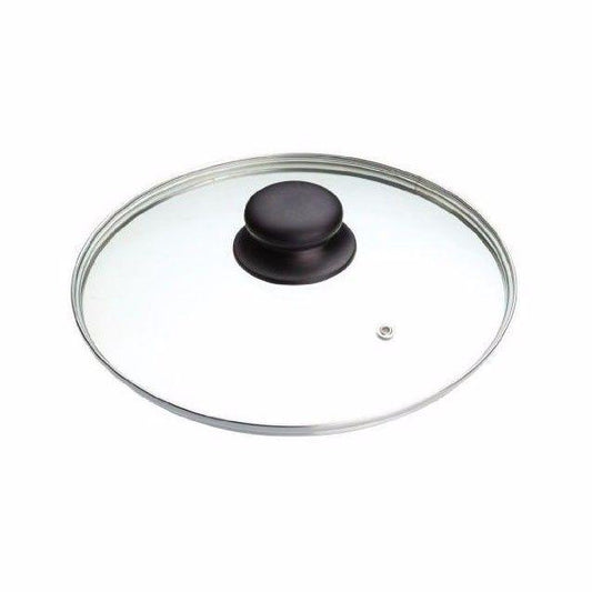 22 cm Clear Glass Pan Lid With Knob Replacement Pan Lid