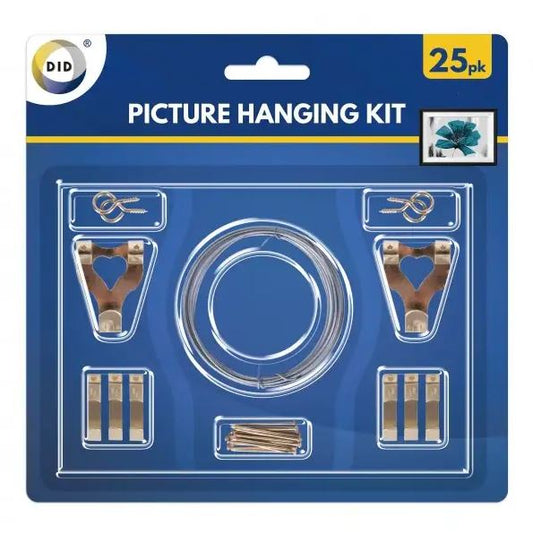 25pc Picture Hanging Kit