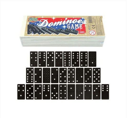 28 Piece Dominoes Set Family Fun And Games Dominoes In Wooden Box