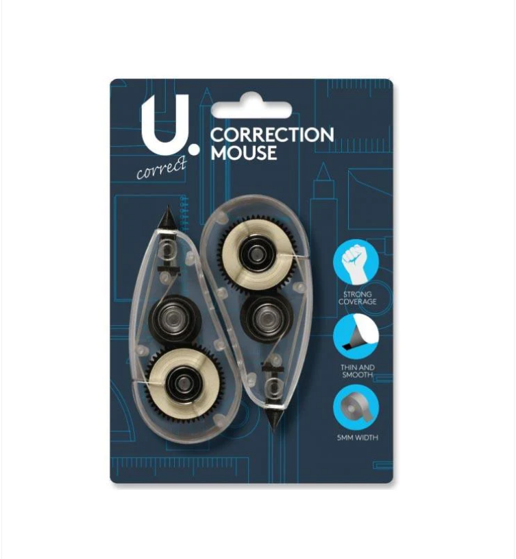 2 Pack Correction Mouse Strong Coverage Thin And Smooth