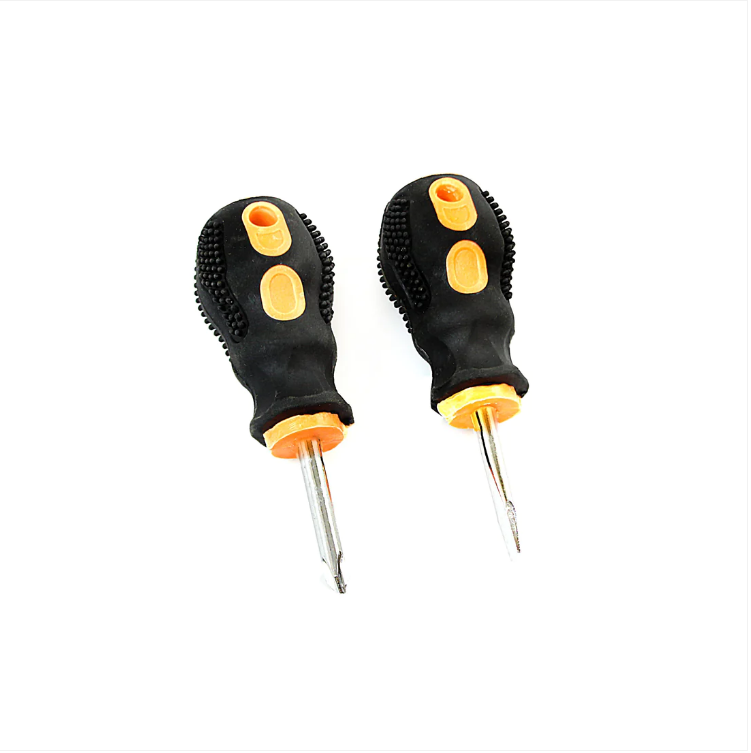 2 Pc Screwdriver Set Star & Straight DIY Indoor/Outdoor Use