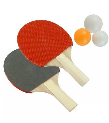 2 Player Table Tennis Ping Pong Set Includes 2 Bats And 3 Balls