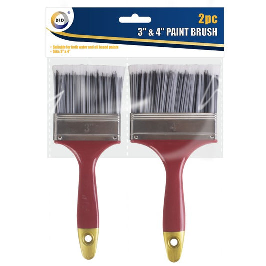 2pc 3" & 4" Paint Brush