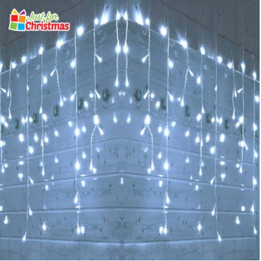 360LED Brilliant Ice White Icicle Lights
