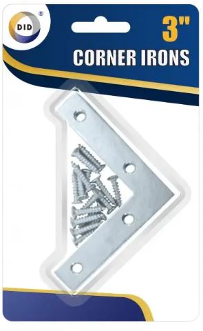 3" Corner Irons