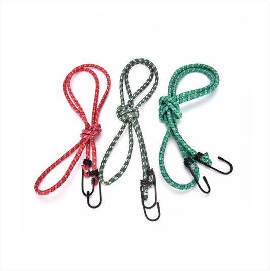 3 Pack Bungee Straps Cords Elastic Stretch Luggage Strap Rope Cord Ropes 90cm