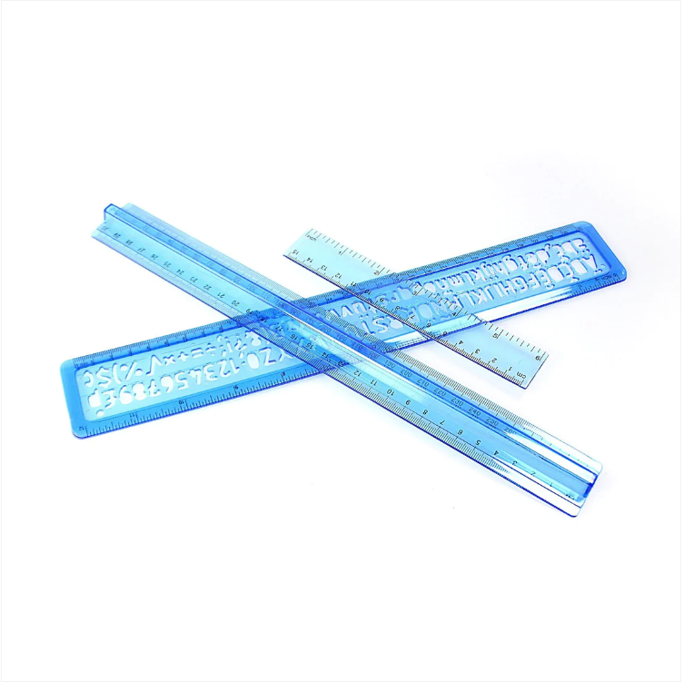 3 Pack Rulers 30cm 15cm & 30cm Stencil Ruler Set