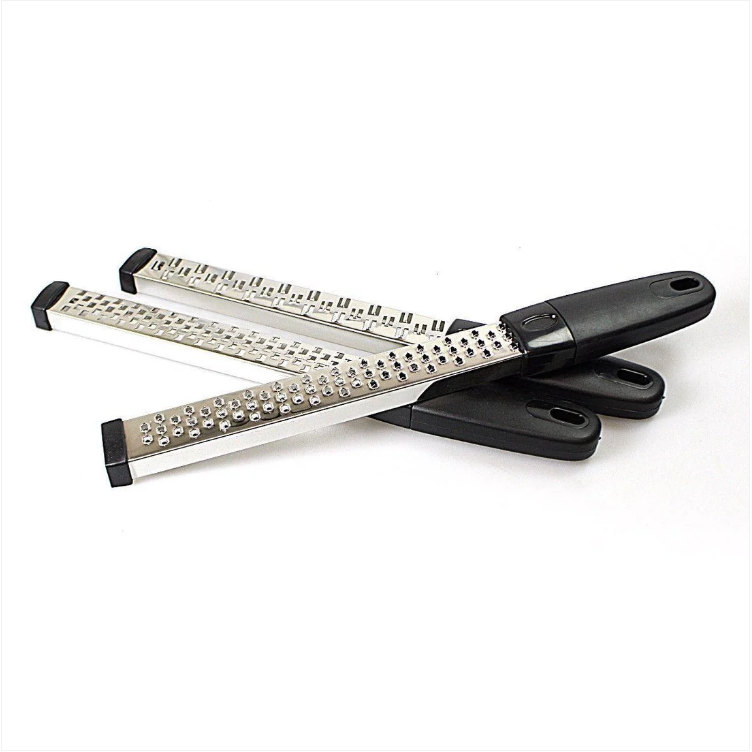 3 Stainless Steel PC Flat Hand Zesting Graters From Fine To Coarse