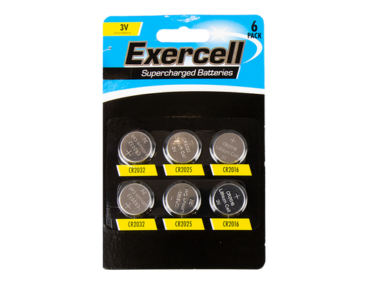 3V Lithium Batteries 6pk