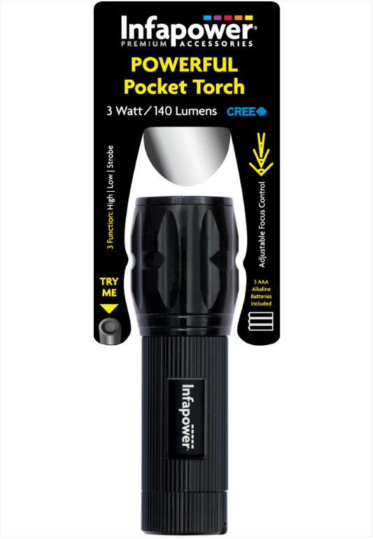 3 Watt Powerful Pocket Torch Diy Home