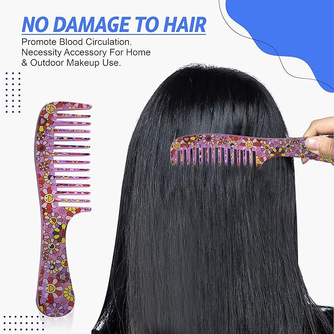 Hair Comb Set Detangling Comb Pack Of 4
