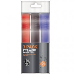 3pk Permanent Markers