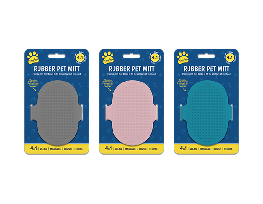 4-IN-1 Rubber Pet Mitt