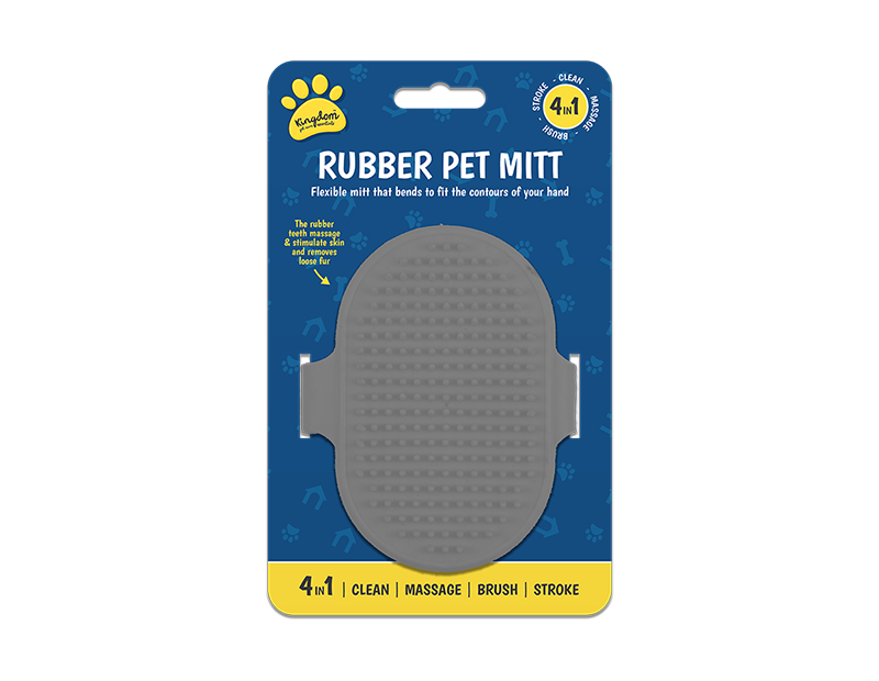 4-IN-1 Rubber Pet Mitt