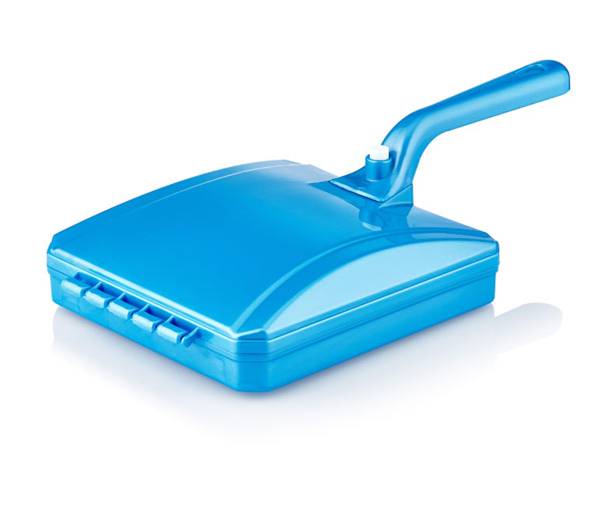 4-Way Carpet Brush Crumb Collector with Handle Assorted Colours