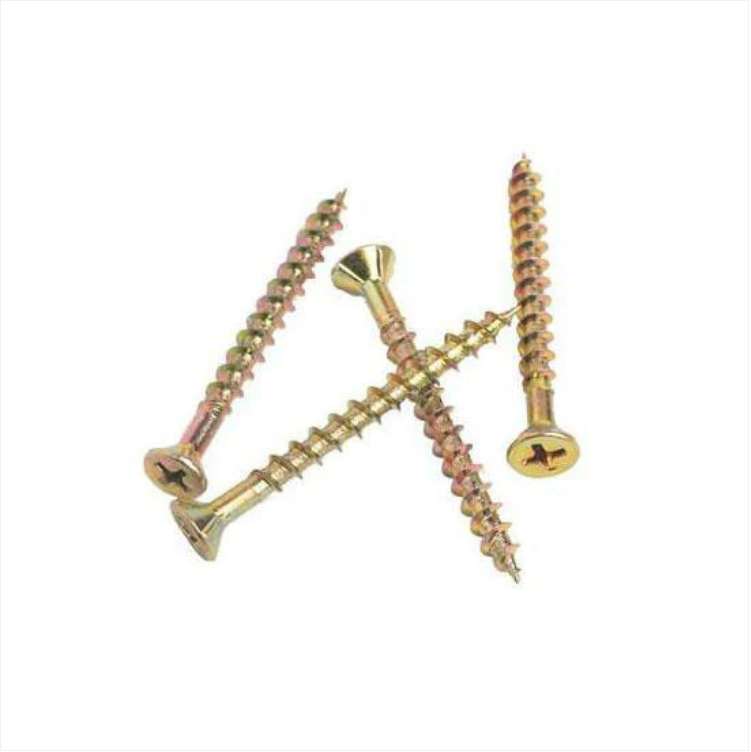 4.0 x 30 Pozi c/sk Chipboard Screws Yellow Diy