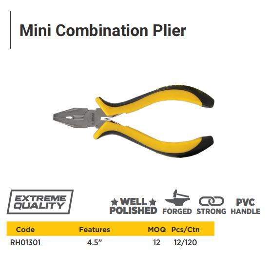 4.5'' COMBINATION PLIER MINI