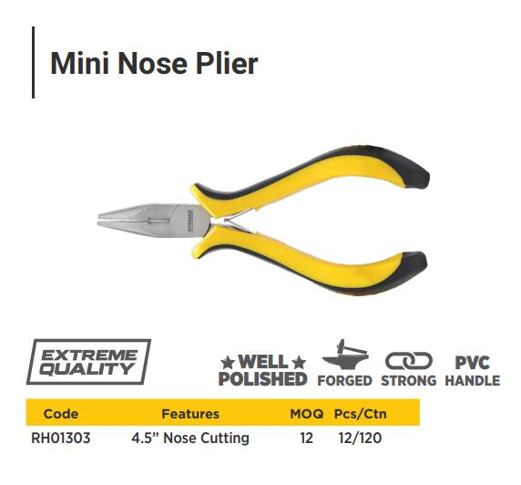 4.5'' LONG NOSE PLIER MINI