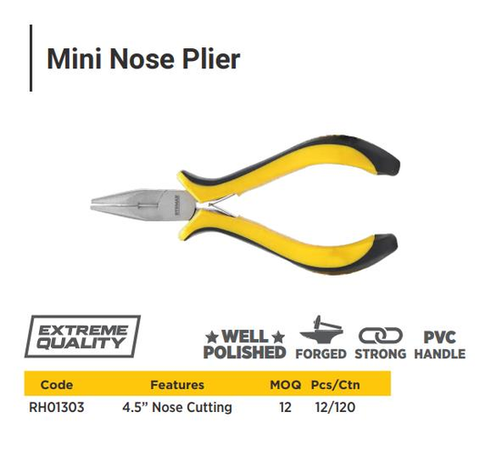 4.5'' LONG NOSE PLIER MINI