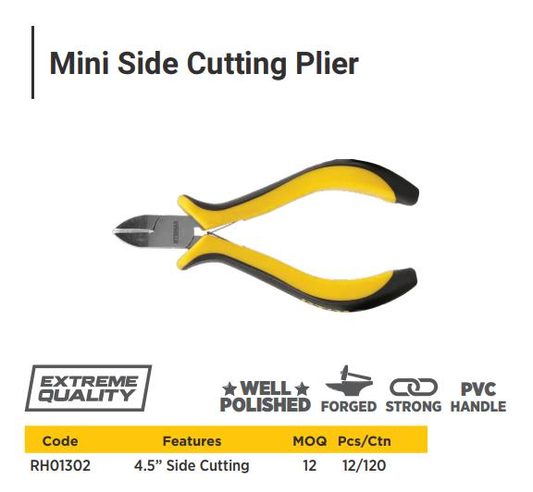 4.5'' SIDE CUTTTING PLIER MINI