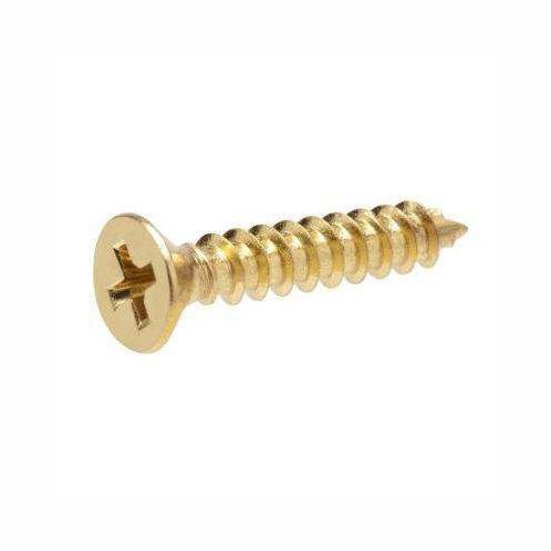 4.5 x 40 Pozi c/sk Chipboard Screws Yellow Diy