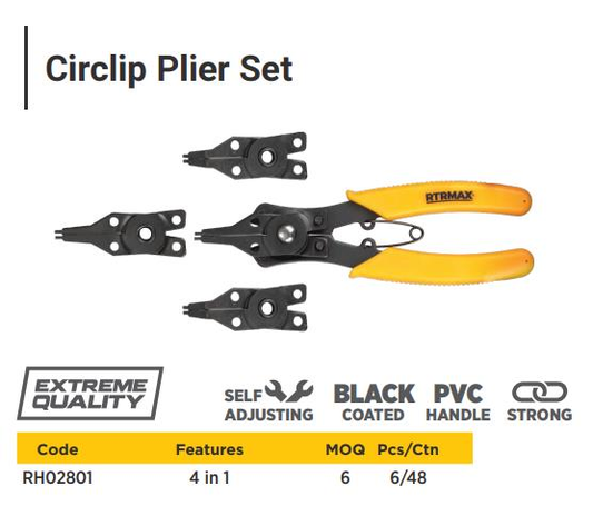4 IN 1 SELF-ADJUSTING LOCKING PLIERS