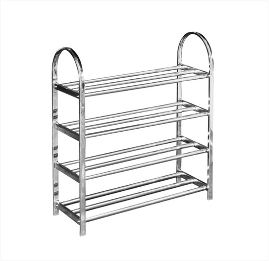 4 Tier Stainless Steel Shoe Storage Display Rack Home Furniture Storage Rack
